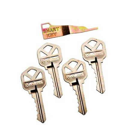 Kwikset Kwikset: 4 cut keys with a rekey tool KWS-83335